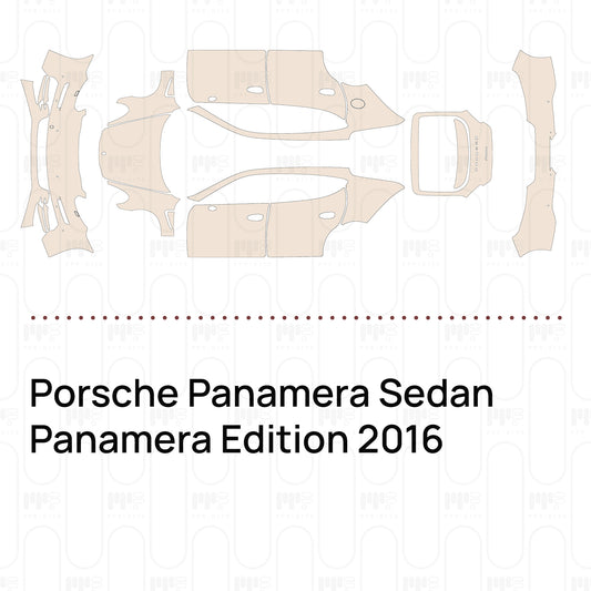 Voorgesneden PPF Porsche Panamera Sedan Panamera Edition 2016