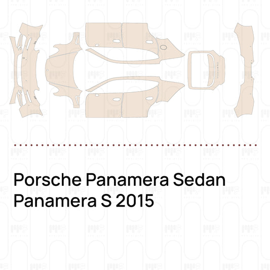 Voorgesneden PPF Porsche Panamera Sedan Panamera S 2015