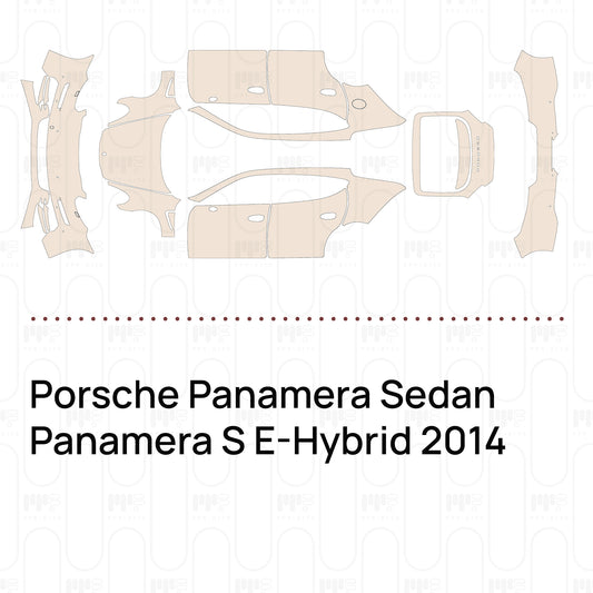 Voorgesneden PPF Porsche Panamera Sedan Panamera S E-Hybrid 2014