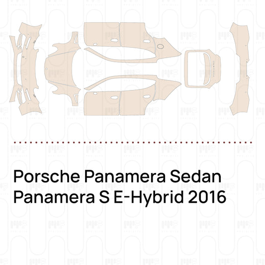 Voorgesneden PPF Porsche Panamera Sedan Panamera S E-Hybrid 2016