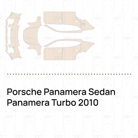 Voorgesneden PPF Porsche Panamera Sedan Panamera Turbo 2010