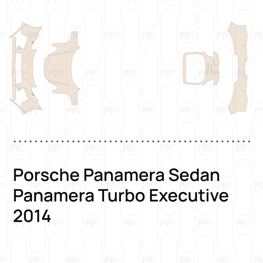 Voorgesneden PPF Porsche Panamera Sedan Panamera Turbo Executive 2014