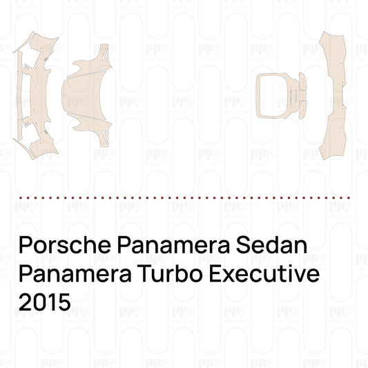 Voorgesneden PPF Porsche Panamera Sedan Panamera Turbo Executive 2015