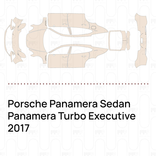 Voorgesneden PPF Porsche Panamera Sedan Panamera Turbo Executive 2017