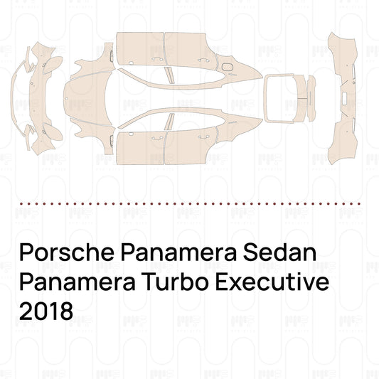 Voorgesneden PPF Porsche Panamera Sedan Panamera Turbo Executive 2018