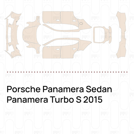 Voorgesneden PPF Porsche Panamera Sedan Panamera Turbo S 2015