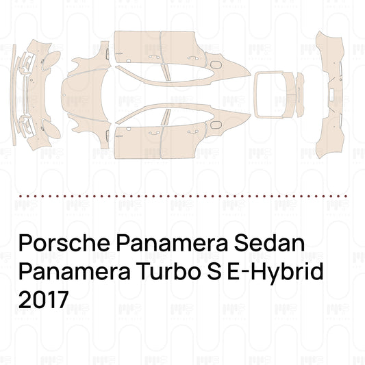 Voorgesneden PPF Porsche Panamera Sedan Panamera Turbo S E-Hybrid 2017
