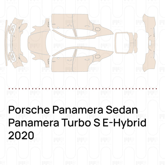 Voorgesneden PPF Porsche Panamera Sedan Panamera Turbo S E-Hybrid 2020
