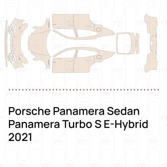 Voorgesneden PPF Porsche Panamera Sedan Panamera Turbo S E-Hybrid 2021
