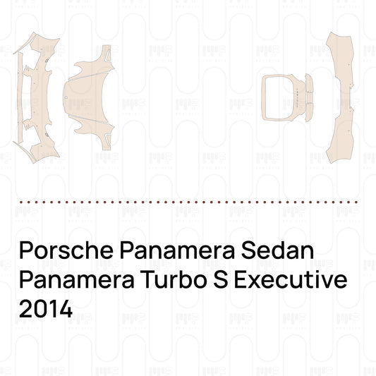 Voorgesneden PPF Porsche Panamera Sedan Panamera Turbo S Executive 2014