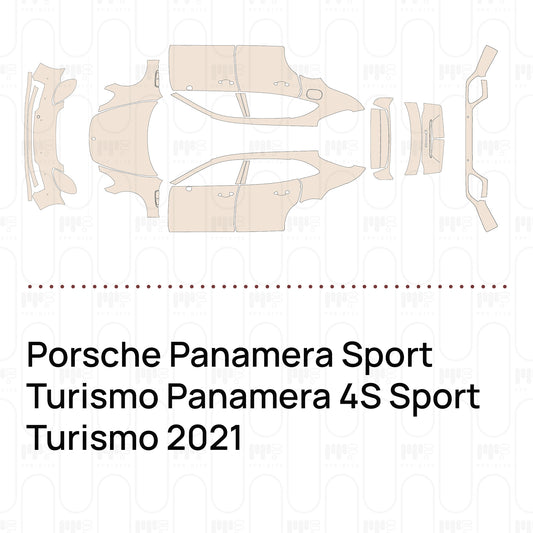 Voorgesneden PPF Porsche Panamera Sport Turismo Panamera 4S Sport Turismo 2021