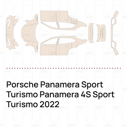 Voorgesneden PPF Porsche Panamera Sport Turismo Panamera 4S Sport Turismo 2022
