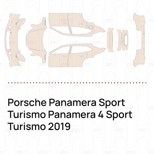 Voorgesneden PPF Porsche Panamera Sport Turismo Panamera 4 Sport Turismo 2019