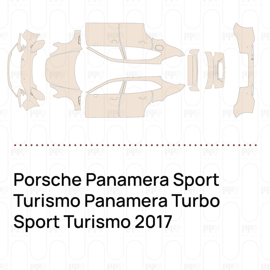 Voorgesneden PPF Porsche Panamera Sport Turismo Panamera Turbo Sport Turismo 2017