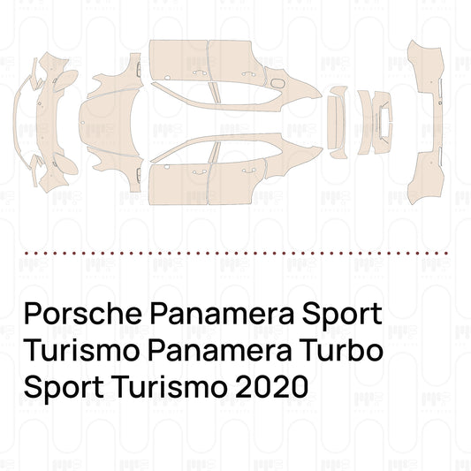 Voorgesneden PPF Porsche Panamera Sport Turismo Panamera Turbo Sport Turismo 2020