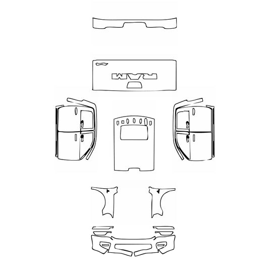 Pre-Cut PPF RAM Trucks 2500 Crew Cab Big Horn 2025 - PPF-Kits