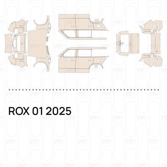 ROX 01 2025 – Voorgesneden PPF-lakbeschermingsfolie