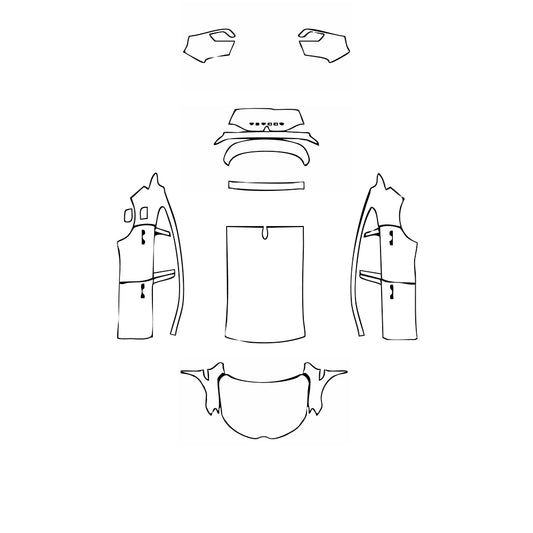 Pre-Cut PPF Renault Arkana Evolution 2023 - PPF-Kits