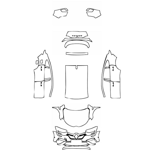 Pre-Cut PPF Renault Arkana Techno 2022 - PPF-Kits