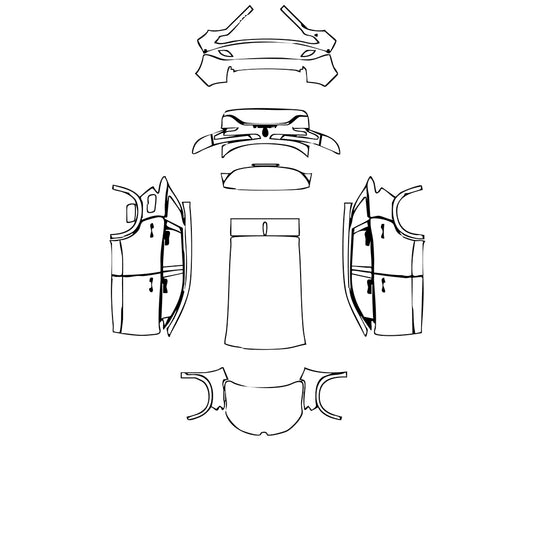 Pre-Cut PPF Renault Austral Techno 2024 - PPF-Kits