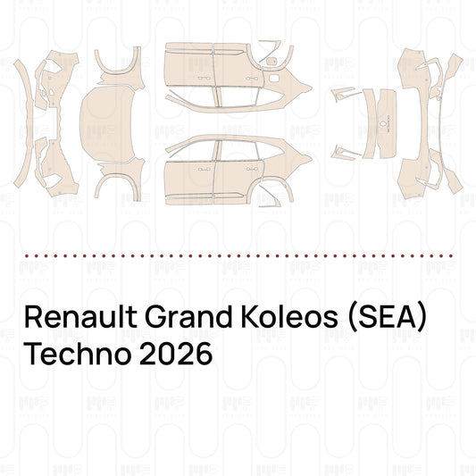 Voorgesneden PPF Renault Grand Koleos (SEA) Techno 2026