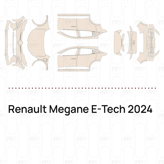 Voorgesneden PPF Renault Megane E-Tech 2024
