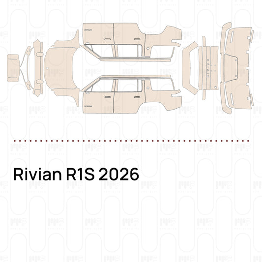 Voorgesneden PPF Rivian R1S 2026
