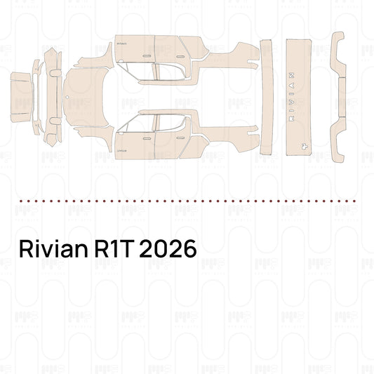 Voorgesneden PPF Rivian R1T 2026