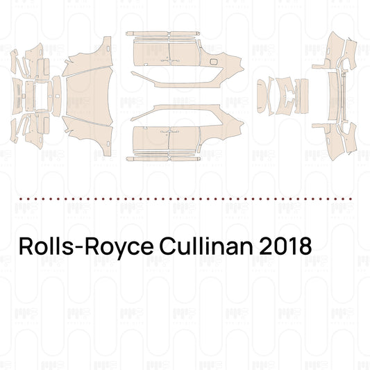 Voorgesneden PPF Rolls-Royce Cullinan 2018