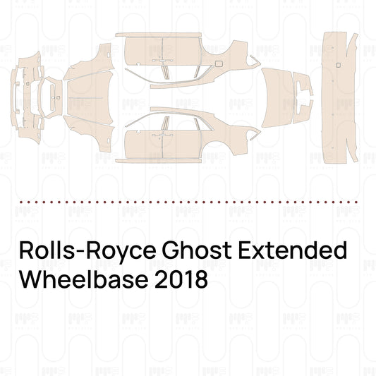 Voorgesneden PPF Rolls-Royce Ghost Extended Wheelbase 2018