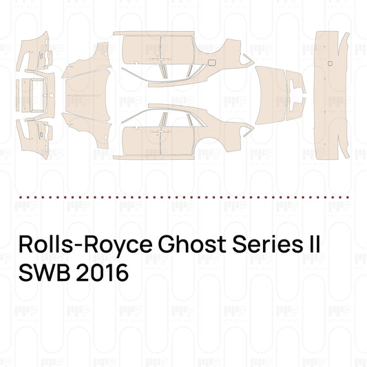Voorgesneden PPF Rolls-Royce Ghost Series II SWB 2016