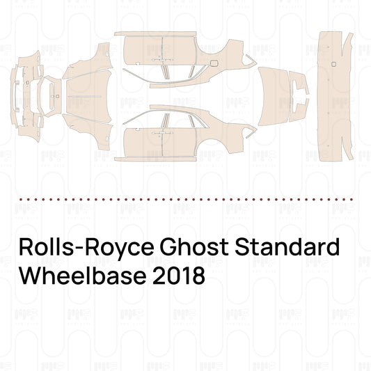 Voorgesneden PPF Rolls-Royce Ghost Standard Wheelbase 2018