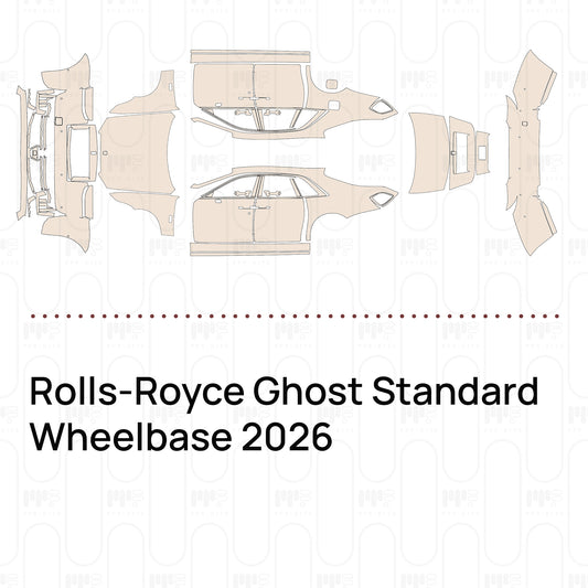 Voorgesneden PPF Rolls-Royce Ghost Standard Wheelbase 2026