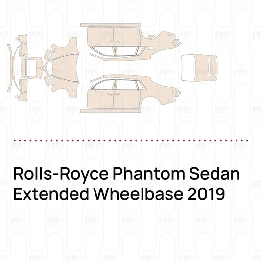 Voorgesneden PPF Rolls-Royce Phantom Sedan Extended Wheelbase 2019