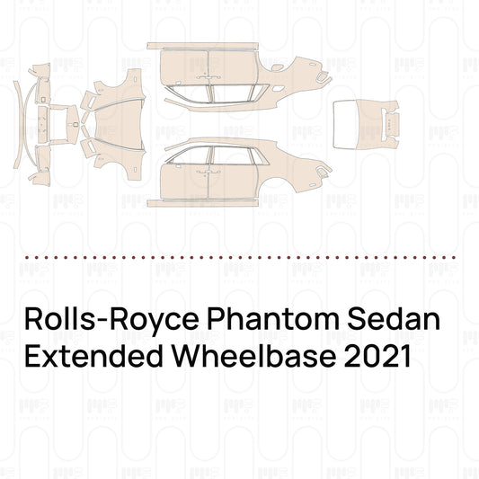 Voorgesneden PPF Rolls-Royce Phantom Sedan Extended Wheelbase 2021
