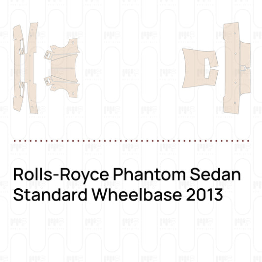 Voorgesneden PPF Rolls-Royce Phantom Sedan Standard Wheelbase 2013