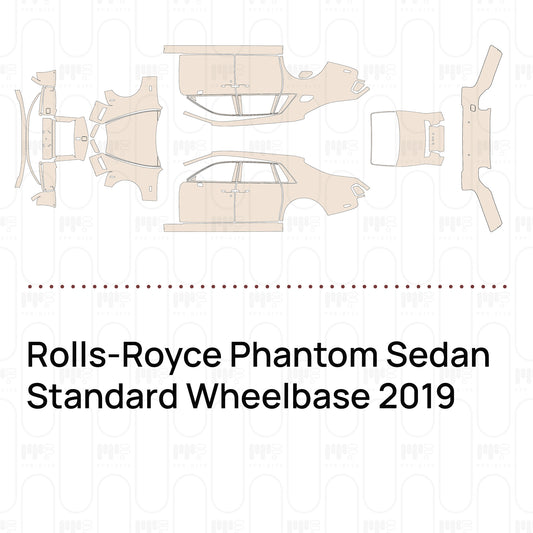 Voorgesneden PPF Rolls-Royce Phantom Sedan Standard Wheelbase 2019