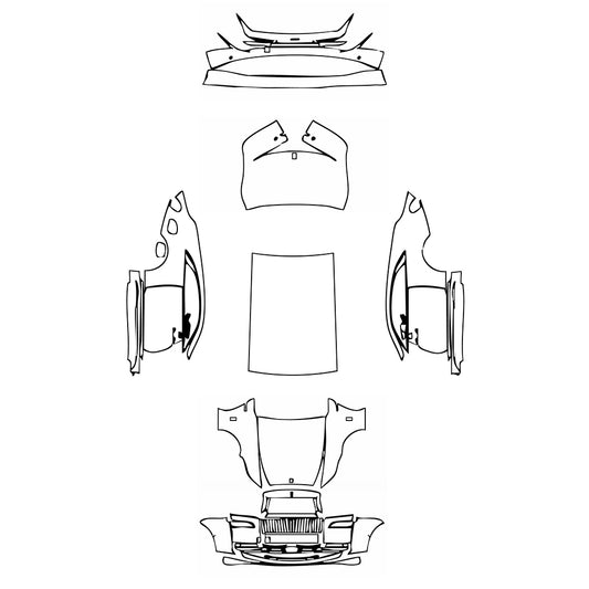 Pre-Cut PPF Rolls-Royce Spectre 2024 - PPF-Kits