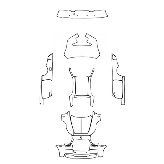 Pre-Cut PPF Rolls-Royce Wraith 2020 - PPF-Kits