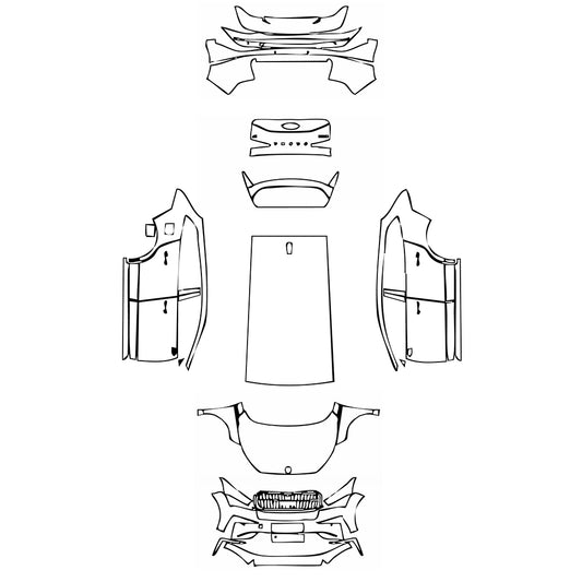 Pre-Cut PPF Skoda Enyaq iV (EU) Luxury 2022 - PPF-Kits
