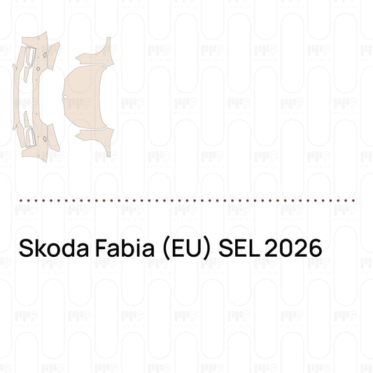 Voorgesneden PPF Skoda Fabia (EU) SEL 2026