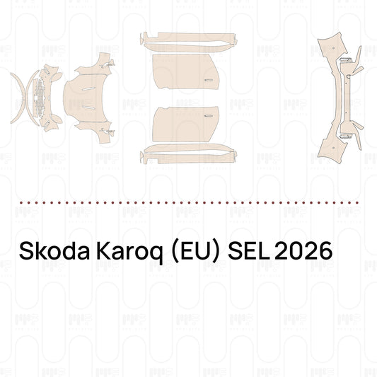 Voorgesneden PPF Skoda Karoq (EU) SEL 2026