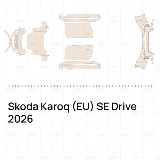 Voorgesneden PPF Skoda Karoq (EU) SE Drive 2026