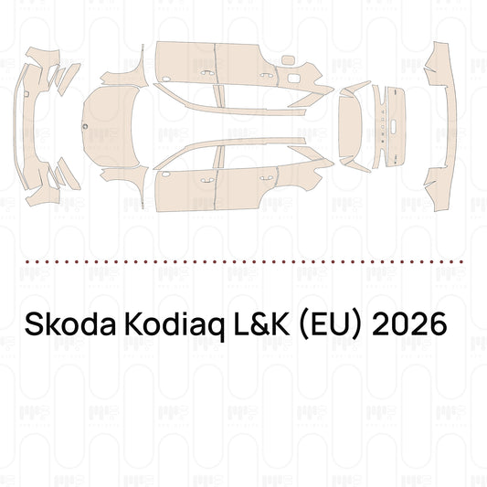Voorgesneden PPF Skoda Kodiaq L&K (EU) 2026