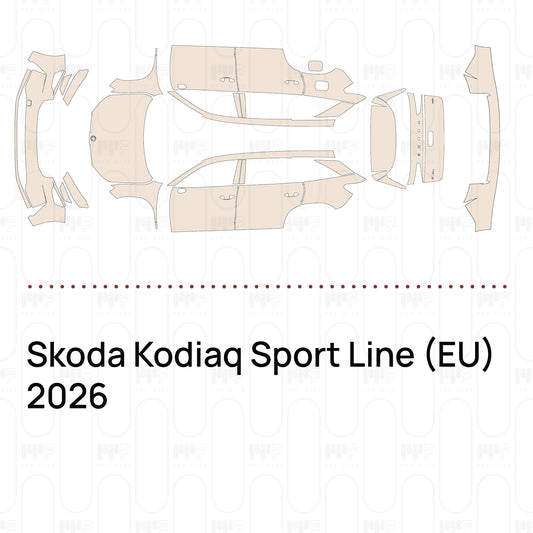 Voorgesneden PPF Skoda Kodiaq Sport Line (EU) 2026