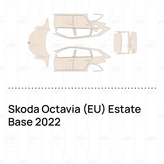 Voorgesneden PPF Skoda Octavia (EU) Estate Base 2022
