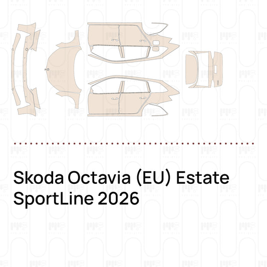 Voorgesneden PPF Skoda Octavia (EU) Estate SportLine 2026