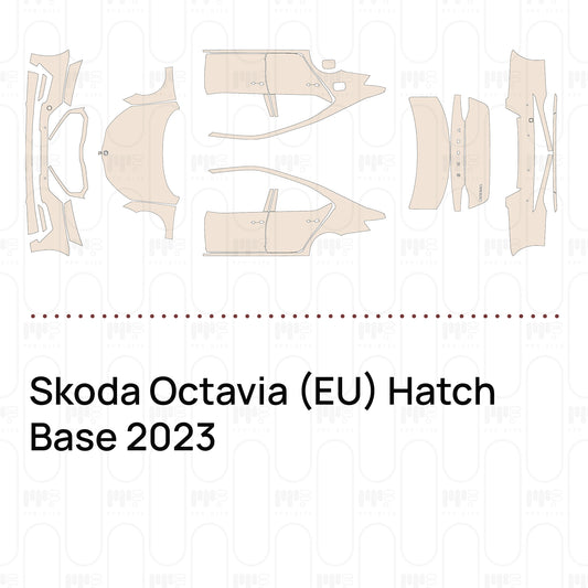 Voorgesneden PPF Skoda Octavia (EU) Hatch Base 2023
