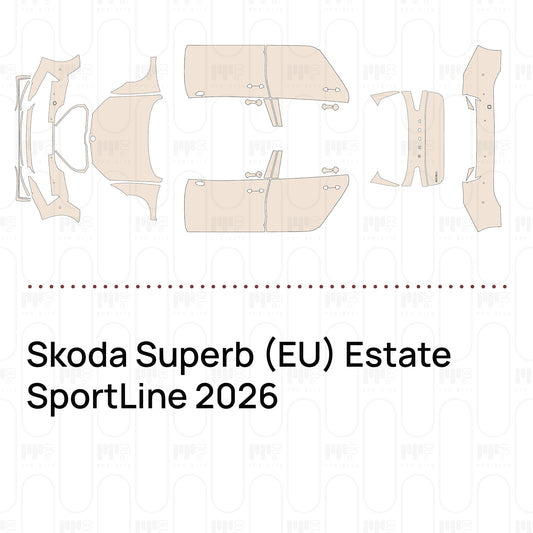 Voorgesneden PPF Skoda Superb (EU) Estate SportLine 2026