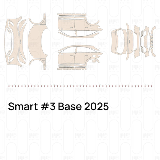 Voorgesneden PPF Smart #3 Base 2025